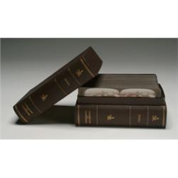 Stereographs, A complete boxed set of 100 stereoviews of India by Underwood and Underwood. Albu...