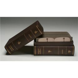 Stereographs, A complete boxed set of 100 stereoviews of Egypt by Underwood and Underwood. Albu...