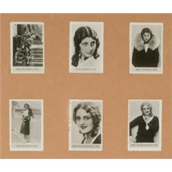 Album of Beauty Pageant Winners, A bound album containing 192 silver print photographic cigaret...