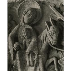 Architectural, A silver print of a detail of "The Flight of the Holy Family into Egypt" by Burg...