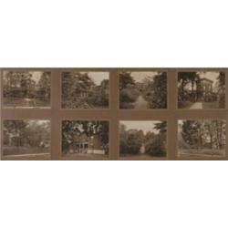 Architectural, A group of 8 mounted silver prints of stately country home circa early 1900's. A...
