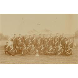 Murray & Son Brockville Ont., A pair of albumen prints of a Canadian Militia Corps and another...