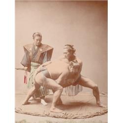 [JAPAN] BRINKLEY, CAPTAIN F. JAPAN DESCRIBED AND ILLUSTRATED BY THE JAPANESE. Three volumes. Lavi...