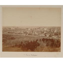 North American Views [Probably Livernois or Notman], VUE DE WASHINGTON. A mounted albumen print...