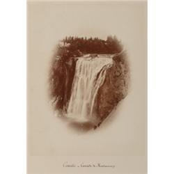 Notman, William (1826-1891), CANADA CASCADE DE MONTMORENCY. A mounted albumen print of the Fall...