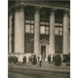 Coburn, Alvin Langdon (1882-1966), NEW YORK, a mounted photogravure of the Knickerbocker Trust...