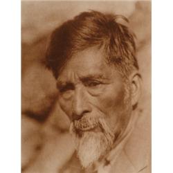 Curtis, Edward S. (1868-1952), ACHOMAWI MAN, a photogravure from copyright photograph 1923 by E...