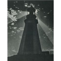 Fassbender, Adolf (1884-1980), SAILOR'S LIGHT, a photogravure of a lighthouse at Yarmouth, Nova...