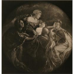 Herzog, F. Benedict, THE TALE OF ISOLOE, a photogravure from Camera Work Volume 12, 1905. Matte...