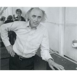 Manaud, Jean-Luc, GILLES VIGNEAULT, a black and white photograph of Gilles Vigneault (a la fete...
