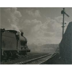 Patterson, E.M., GREAT NORTHERN RAILROAD OF IRELAND, a silver print of a locomotive No. 180 cla...