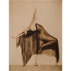 Wilding, Dorothy (1893-1976), DANCER, a warm-toned silver print circa 1920's. Signed in pencil...