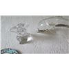 Image 8 : Small Glass Dolphins, Misc. Items (6 pc)
