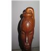 Image 2 : Carved Wooden Bust, 23.5" H