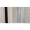 Image 2 : Framed David Lee Watercolor Print, Signed, Bamboo & Bird 37" X 28 (no damage)