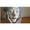 Image 2 : Lladro Porcelain Clown Bust 12" H