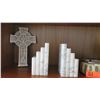 Image 4 : Book Ends, Small Clay Pot, Cross/Ankh? (5 pc)