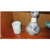 Image 3 : 2 Ceramic Vases, Glazed Ceramic Whale & Calf (14" L, 6" H)