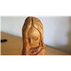 Image 2 : Qty 2 Carved Wood Figures, Artist MQ Slico, 1987 (tallest is 13"H)
