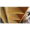 Image 3 : Wooden Shelving Unit w/ 5 Shelves 21"W X 12.5"D X 72"H