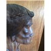 Image 4 : Carved Wall Art, Bas Relief Carving, Primitive Man & Woman 24x34