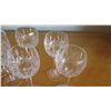 Image 5 : Crystal Pitcher and Stemware (12 pc)