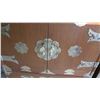 Image 3 : Pair: Oriental Wood Cabinets w/ Metal Hardware, 4 Drawers, 22" X 14" X 24.5"H