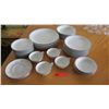 Image 1 : Noritake "Riverdale" China Set, White w/Border Accent, Approx 40 pcs