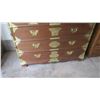 Image 3 : 3-Drawer Oriental Chest w/ Fold-Down Secretaire Top (Desk) 42”x44”x18”