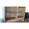 Image 3 : Large Wooden Shelving Unit w/ Bottom Drawers, 78”x47”x12”