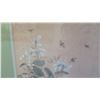 Image 3 : Framed Watercolor - Bees & Flowers, 18 X 18.5"