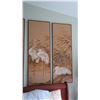Image 5 : 4-Panel Artwork with Cranes, Each Panel 17”x47”