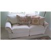 Image 1 : Ivory Sofa Loveseat, 6' Length, 3' Depth