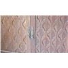 Image 2 : Wood Cabinet w/ Carved Door Panels , 32" x 15" X 30"H