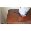 Image 3 : Wood Cabinet w/ Carved Door Panels , 32" x 15" X 30"H