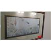 Image 2 : Framed Japanese "Crickets & Insects" Watercolor 26.5" x 17"