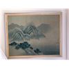 Image 1 : Framed David Lee, Watercolor Reproduction on Canvas, 30" X 24