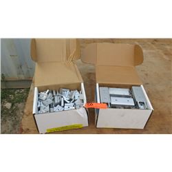 Box of Rail Channel Nuts (P-CN-200) & Box of Rail Splice (A-SPLICE-20, 1 1/2  & 2 1/2 )