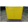 Image 2 : Qty 2 Yellow Metal Cabinets with Drawer