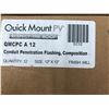 Image 2 : 4 Boxes 12X12 Quick Mount PV QMCPC A Solar Conduit Penetration Flashing (12 in each box) - All New