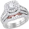 2.01 CTW Diamond Bellissimo Bridal Engagement Ring 14KT White Gold - REF-337F5N