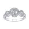 0.25 CTW Diamond Solitaire Bridal Wedding Engagement Ring 10KT White Gold - REF-34W4K
