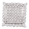Image 1 : 0.50 CTW Diamond Square Cluster Stud Earrings 10KT Yellow Gold - REF-37W5K