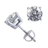 Image 1 : 14K White Gold Jewelry 2.06 ctw Natural Diamond Stud Earrings - REF#521H4F-WJ13300