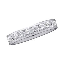 0.28 CTW Diamond Wedding Ring 14KT White Gold - REF-44W9K