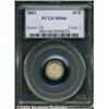 Image 1 : 1851 3CS MS66 PCGS. Both sides reveal a