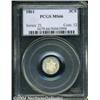 Image 1 : 1861 3CS MS66 PCGS. Fully struck and seemingly