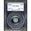 Image 1 : 1862/1 3CS MS65 PCGS. Well struck at the