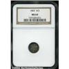 Image 1 : 1863 3CS MS64 NGC. This scarce, Civil War-era