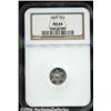 Image 1 : 1867 3CS MS64 NGC. This well-struck,